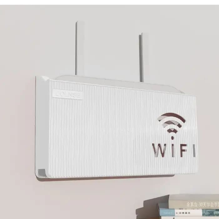 Boîte de rangement murale sans fil WiFi TV décodeur salon chambre routeur support