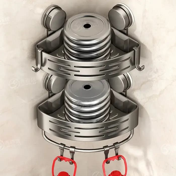AOBT type ventouse support de rangement pour toilettes poinçon gratuit triangle trépied de toilette étagère