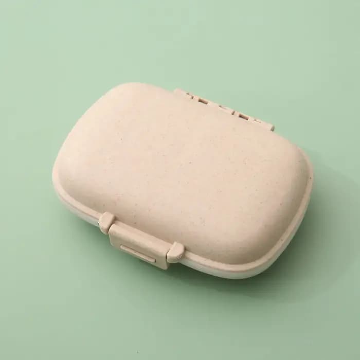 Mini boîte à médicaments avec compartiments pour trois repas par jour, boîte de rangement portable p