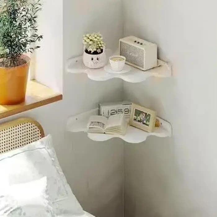 Support de rangement en forme de nuage pour chambre d'enfants