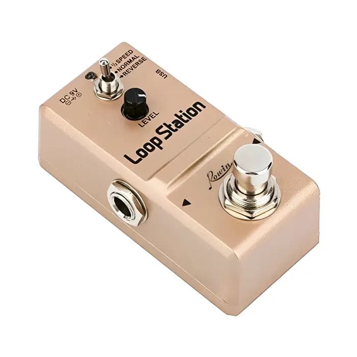 Rowin Mini Loop Station 48K Looper Pedal Overdubs illimités 10 minutes de boucle