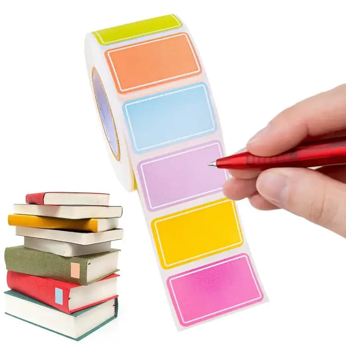 Étiquettes autocollantes colorées pour boîtes de déménagement