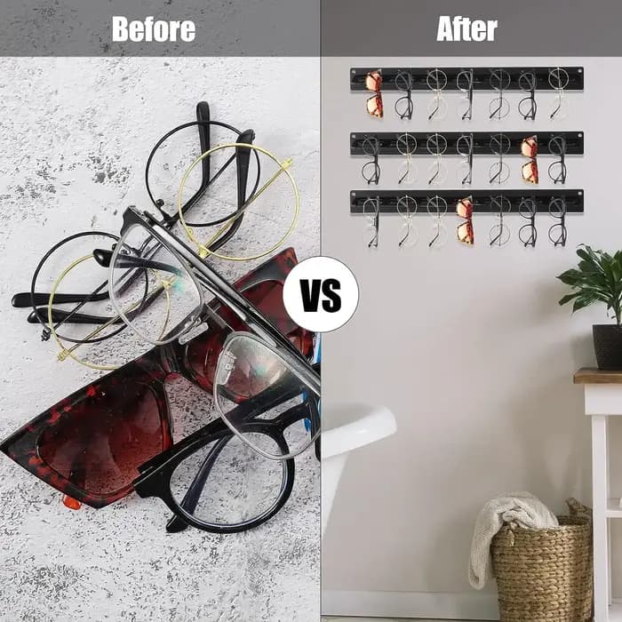 Support de rangement en acrylique pour lunettes