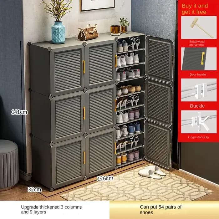 Étagère de rangement à assembler pour chambre à coucher et salon
