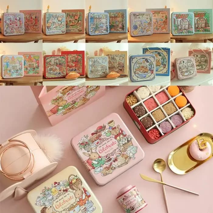 Boîte en fer de lapin de dessin animé de haute qualité
