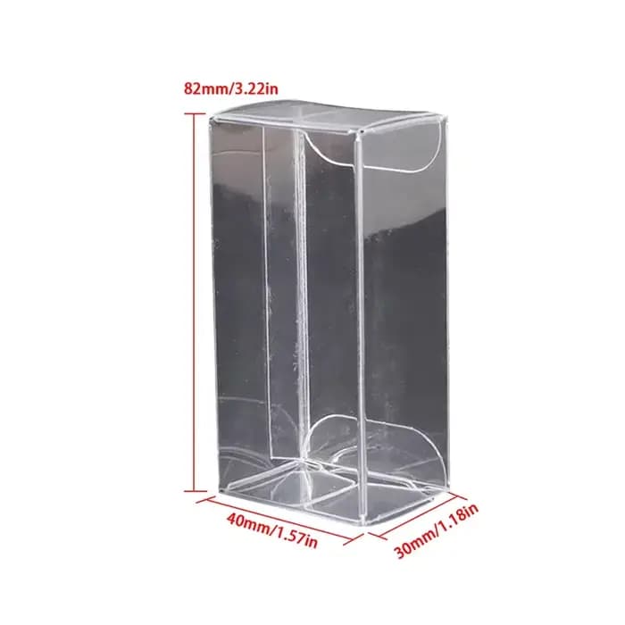 Boîte pliante en PVC Transparent 30x40x82mm