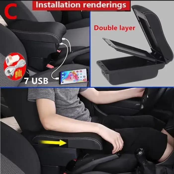 Boîte d'accoudoir pour Renault twingo