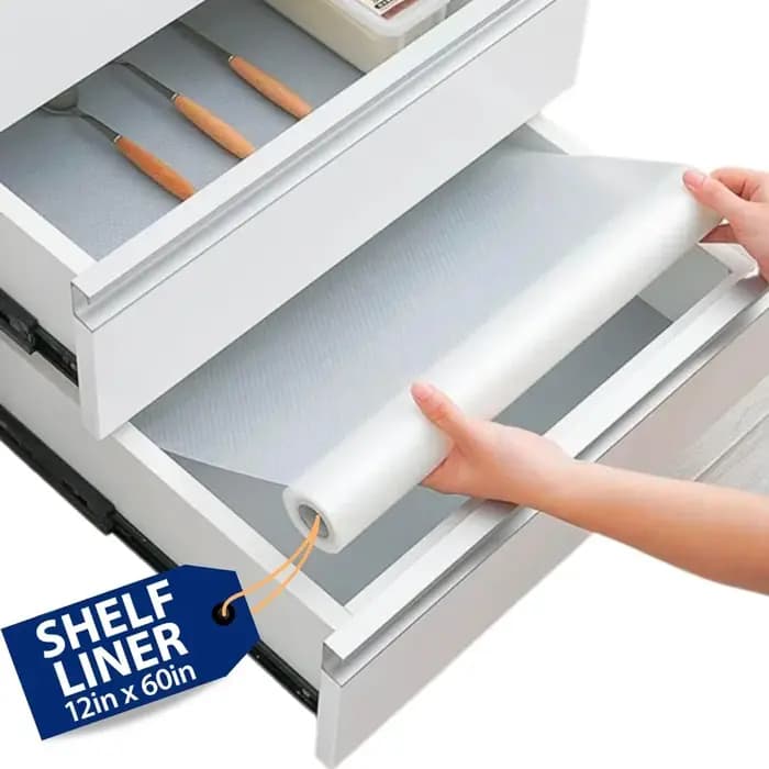 1 rouleau de doublure de tiroir pour armoires de cuisine