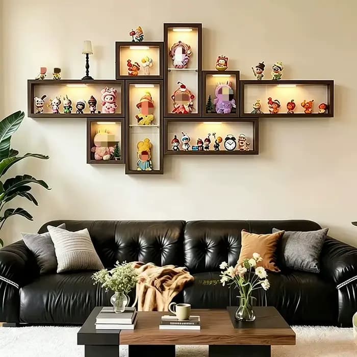 Étagères murales flottantes pour rangement et présentation