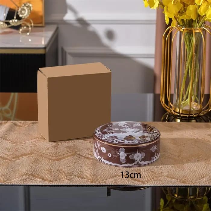Boîte de rangement en céramique pour la maison