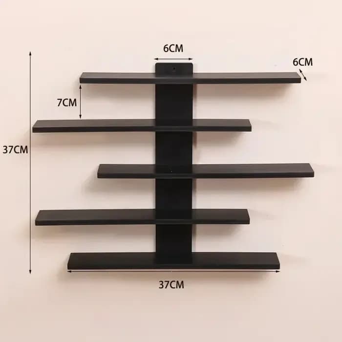 Étagère murale réglable à 5 niveaux pour figurines, objets de collection et petits blocs de construction - Décoration moderne pour la maison