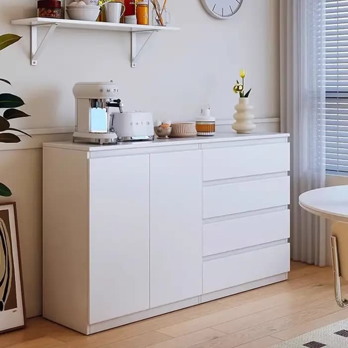 Meuble de rangement de luxe moderne avec poignées, tiroirs haut de gamme, organisateur, commode, meuble de salon