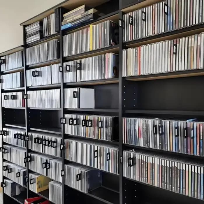 Séparateurs d'organisateurs de disques CD/DVD/vinyle