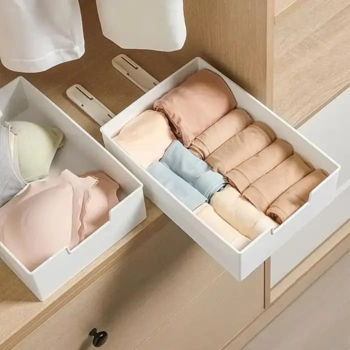 Organisateur de tiroir d'armoire coulissant Portable