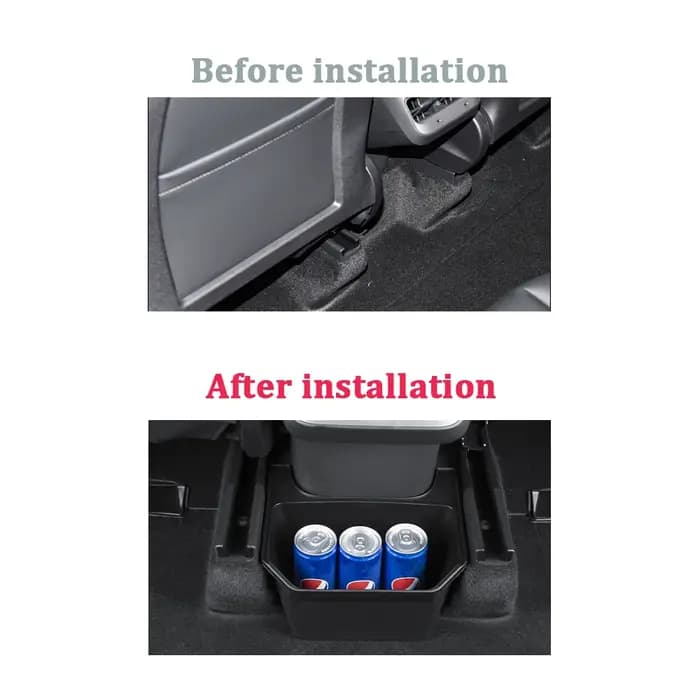 Boîte de rangement de siège arrière pour Tesla modèle Y 2021 – 2024