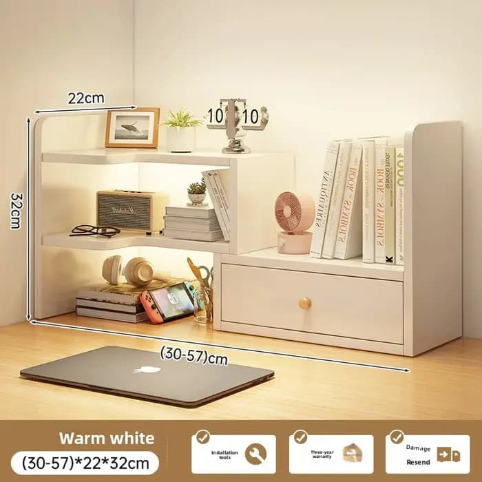 Nouvelle étagère de bureau multi-niveaux pour chambre