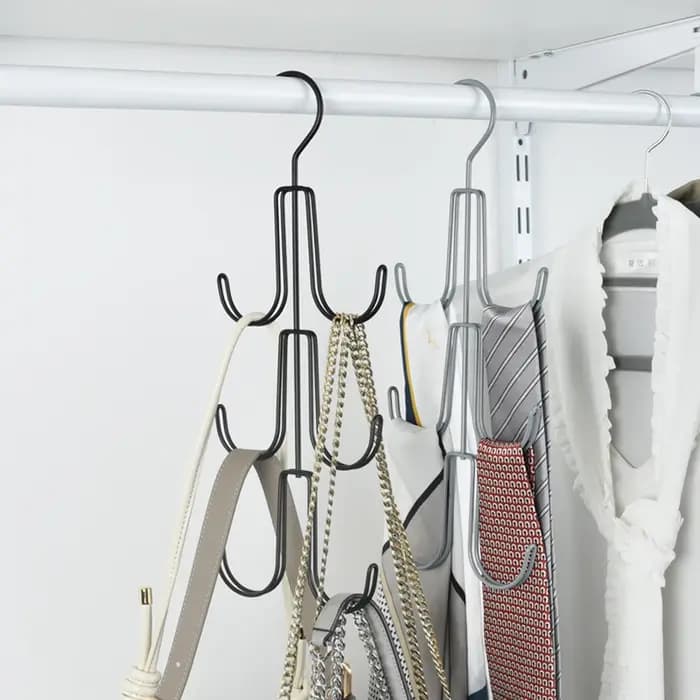 1 pièces cintre rotatif chapeau cravate ceinture sac crochets de rangement cintre multi-fonctionnel