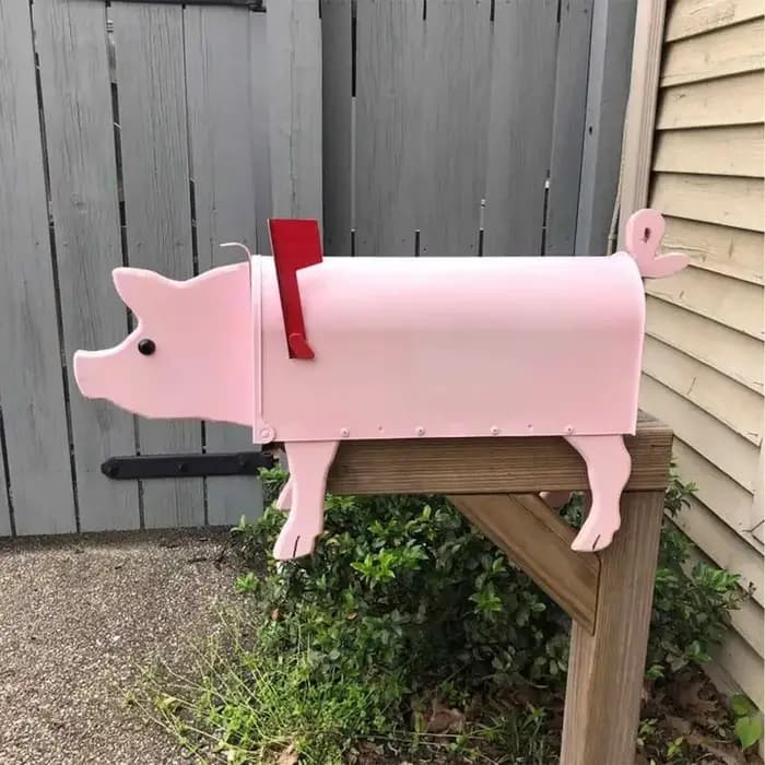 Boîte aux lettres de jardin en forme d'animal