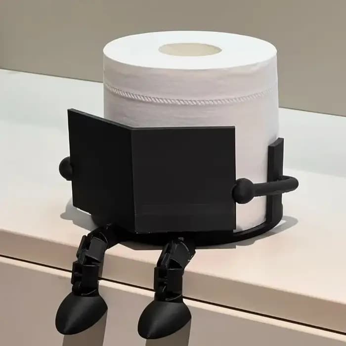 Un porte-papier hygiénique de lecture amusante
