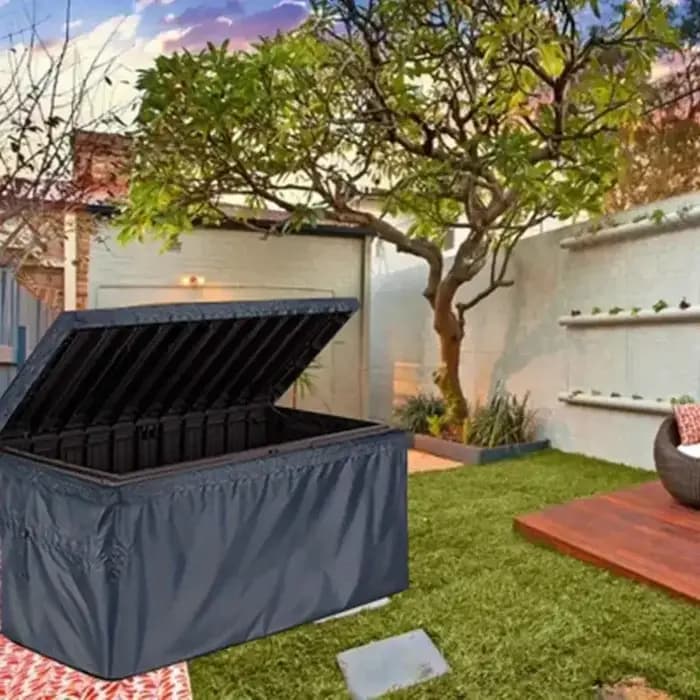 Housse de protection pour coffre de rangement extérieur 210D imperméable