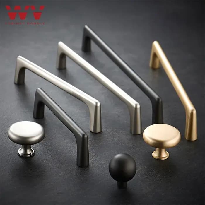 YM gris armoires de cuisine poignées de rangement 96-320mm commodes placard armoire porte tiroir boutons meubles matériel tire