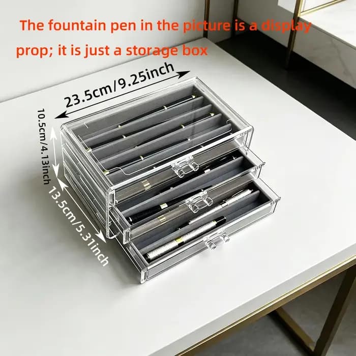 Boîte de rangement pour stylos et stylos à bille