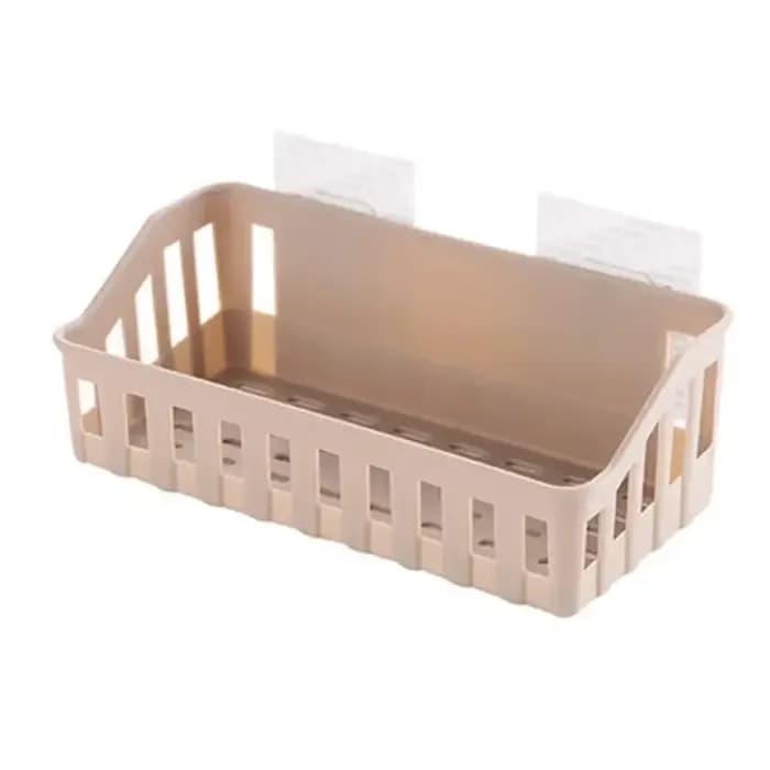 Étagère de rangement murale en plastique pour salle de bain