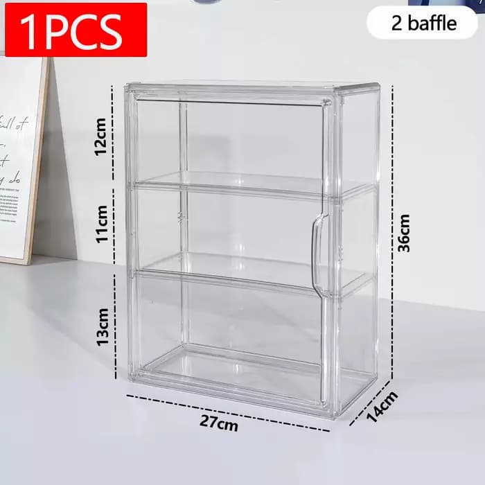 NOUVEAU Boîte de rangement transparente en acrylique