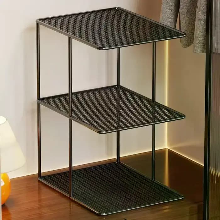Solution de rangement pour armoire, étagère en métal à plusieurs niveaux
