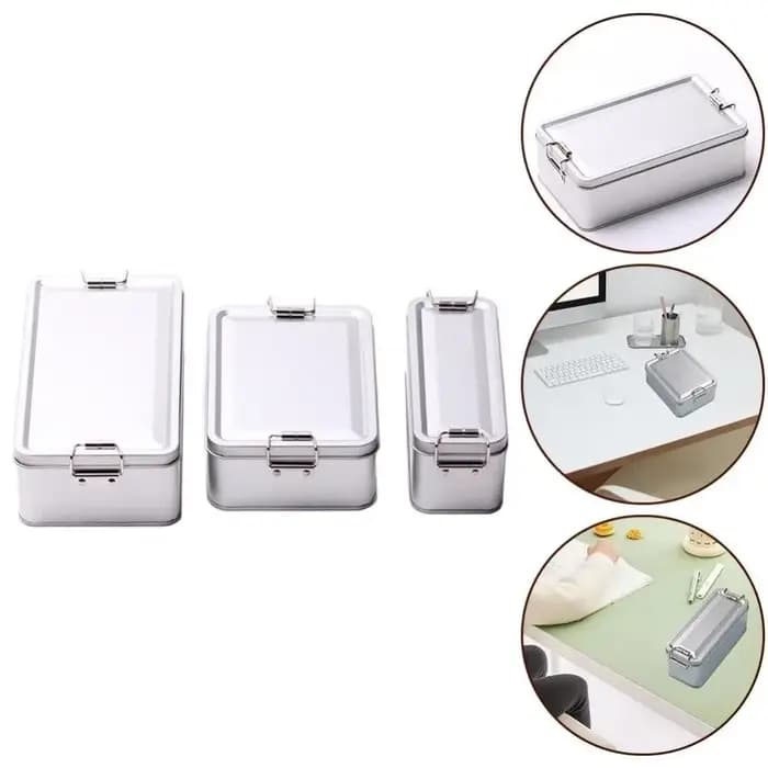 Metal Rectangular Iron Box Old-fashioned with Lid Cake Packaging Box Durable Storage Box Candy Box