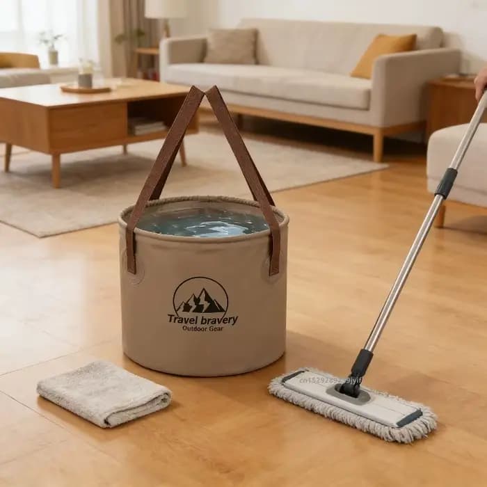 Seau pliant multifonctionnel 5L/10L/20L, bassin pliable Portable de voyage, Camping randonnée pêche, seau de rangement, fournitures de salle de bains