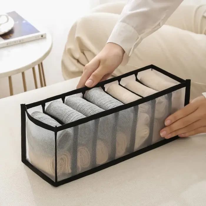 Ensemble de 3 pièces avec 7 compartiments pour ranger les sous-vêtements