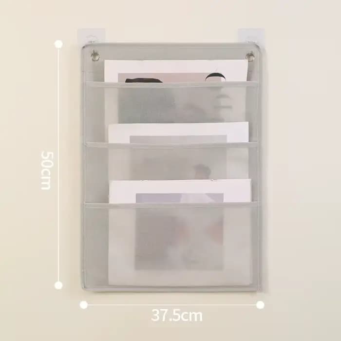 Pochette murale suspendue pour dossiers, organiseur de rangement format Lettre
