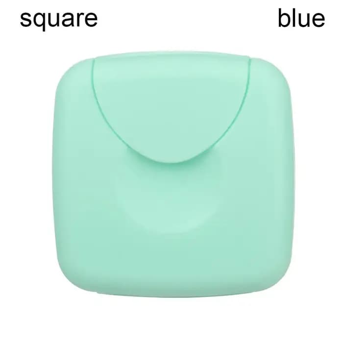 Boîte à tampons en plastique multicolore Macaron, boîte de rangement portable scellée avec couvercle