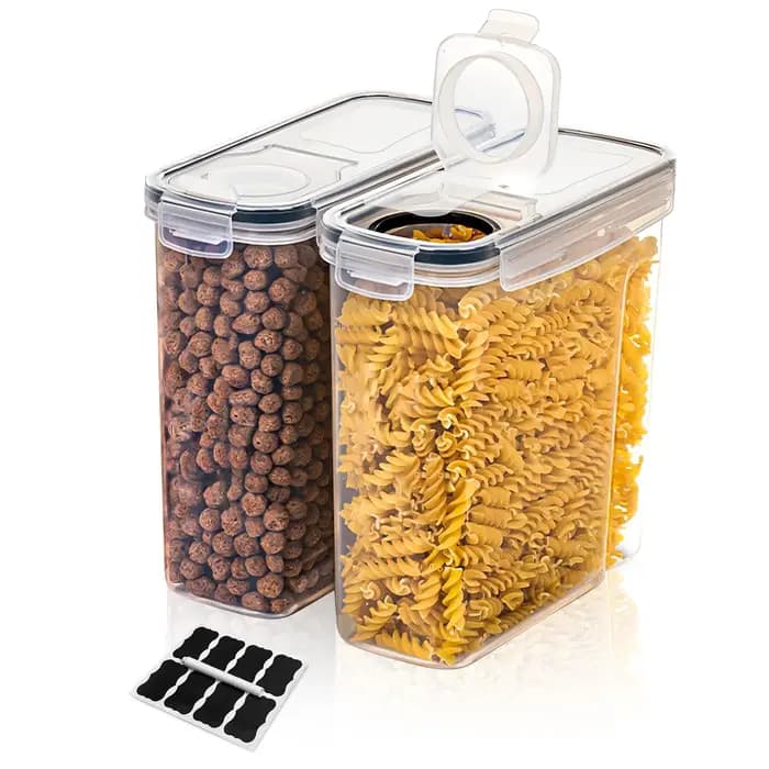 Ensemble de stockage de récipients de céréales de 2/3/4 (2