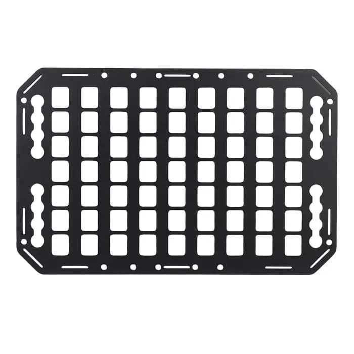 Système de panneaux de rangement Molle pour benne de camion, en aluminium, 17x30x0.08 pouces, pannea