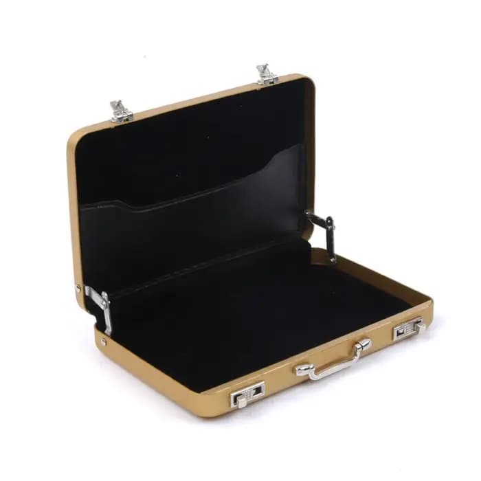 Nouvelle boîte de rangement en aluminium ID d'affaires porte-carte de crédit Mini valise porte-carte
