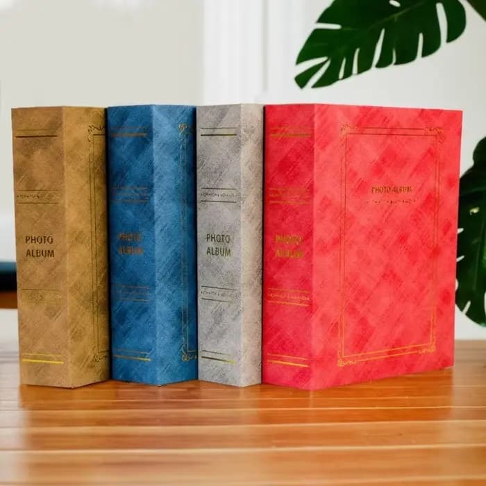 Album de rangement en tissu imprimé pour photos 4R 6 pouces
