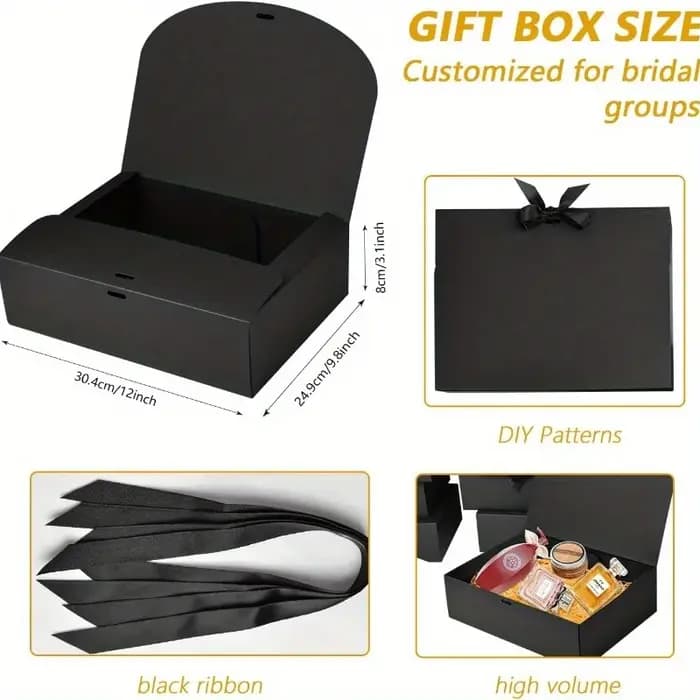 Coffret cadeau 10 pièces avec couvercle