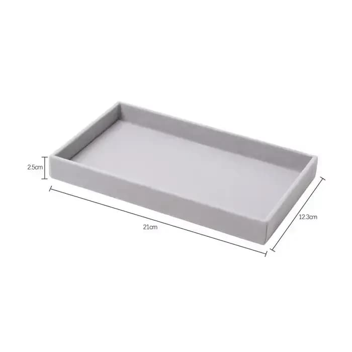 Boîte de rangement de bijoux en velours améliorée, plateau d'affichage empilable pour colliers, orga