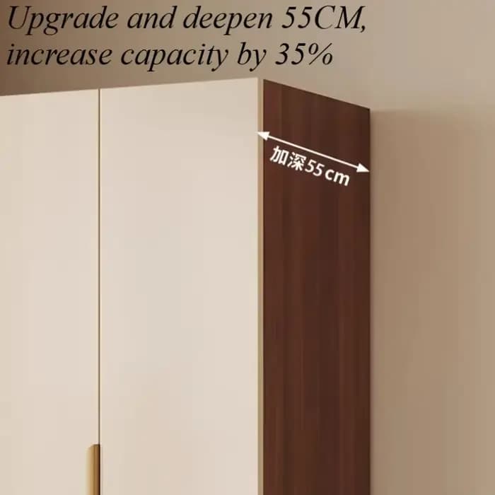 Grande Armoire de Rangement Verticale Minimaliste Anti-Poussière pour Adultes – Meuble de Luxe pour Vestidores de Armario Abiertos