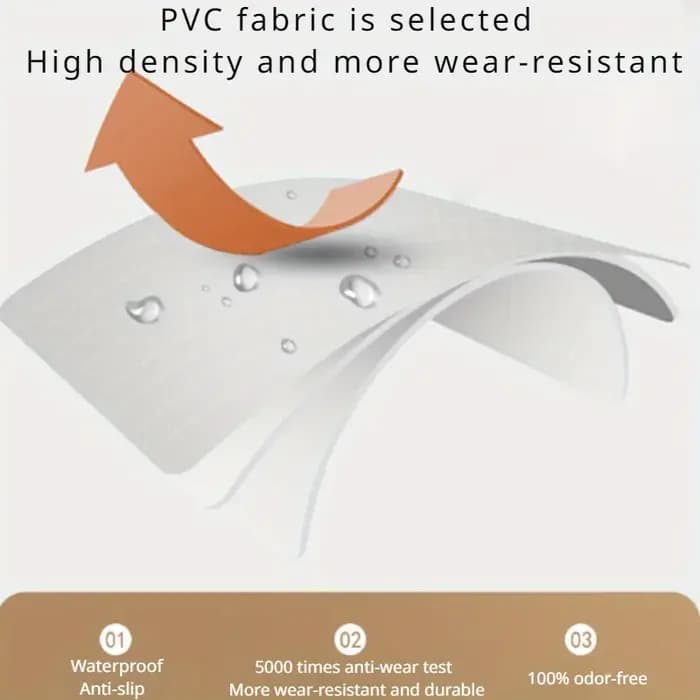 1 boîte de rangement transparente en PVC avec cadre en acier solide