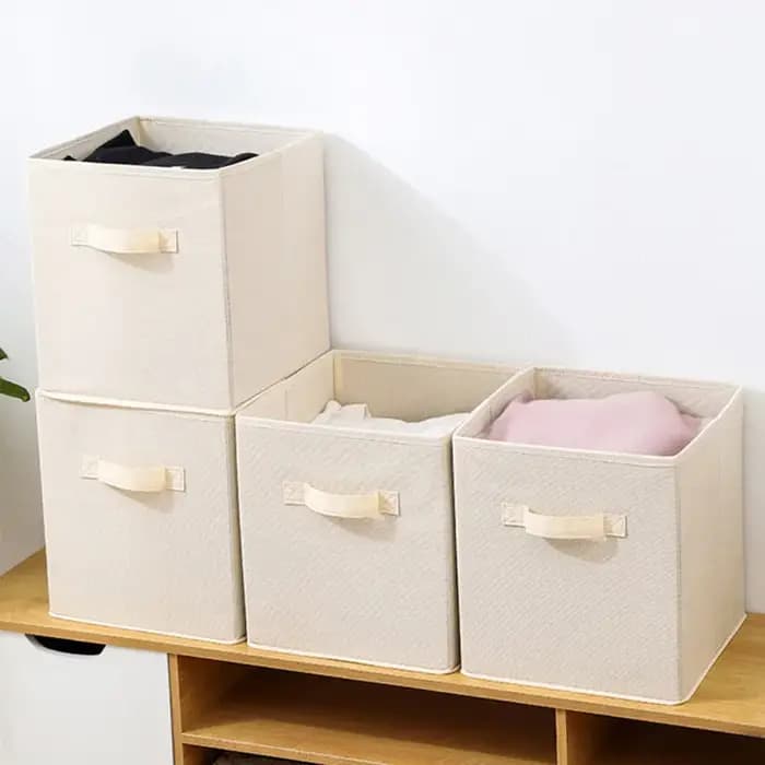 Boîtes de rangement en tissu non tissé