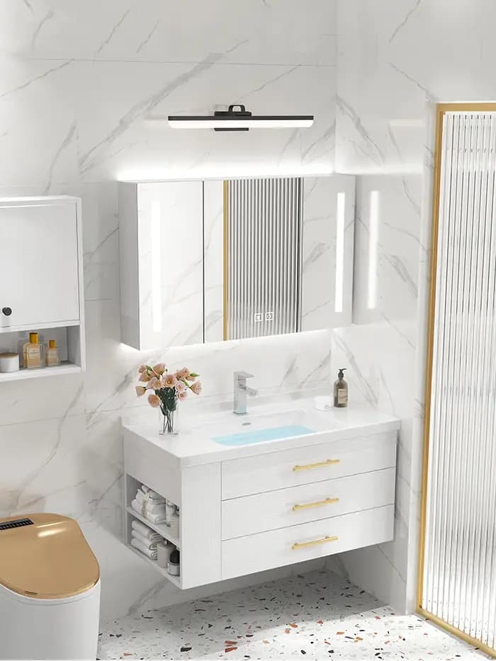 Armoire de rangement de salle de bain moderne