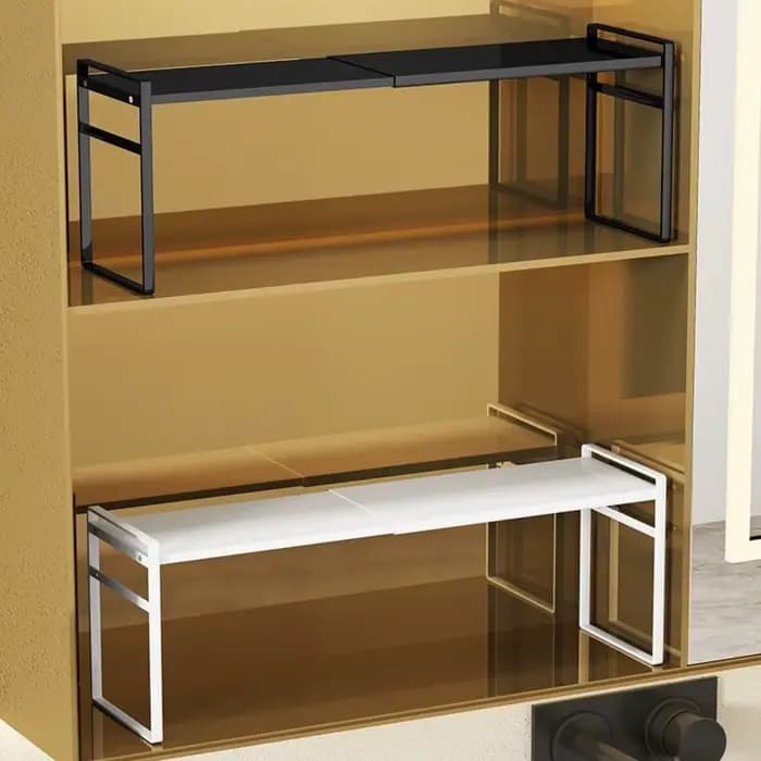 Étagère de rangement rétractable en fer grande capacité