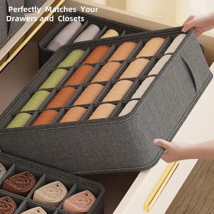 Placard sous-vêtements organisateur boîte de rangement tiroir tissu pliable armoire