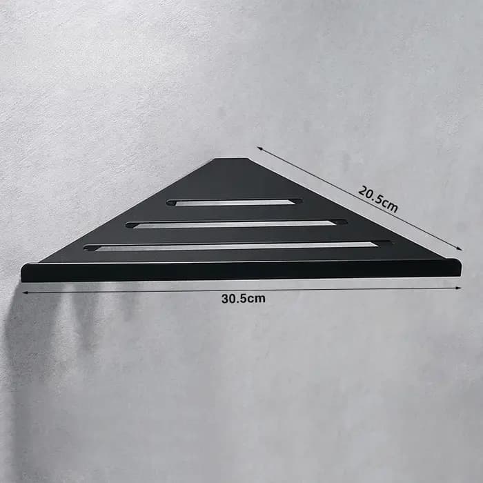 Étagère d'angle de salle de bain en acier inoxydable 304