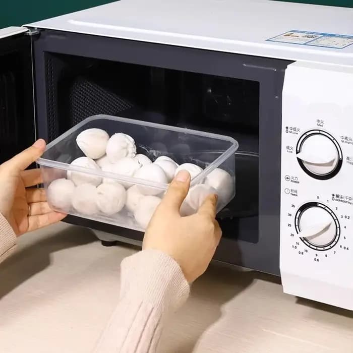 Boîte de rangement des aliments au réfrigérateur avec couvercle en plastique