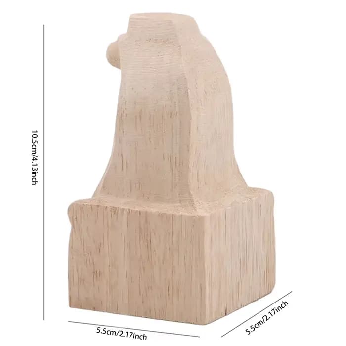 8/4/1 pièces 10x5.5cm Style européen en bois massif sculpté meubles pied jambes meuble TV siège pied