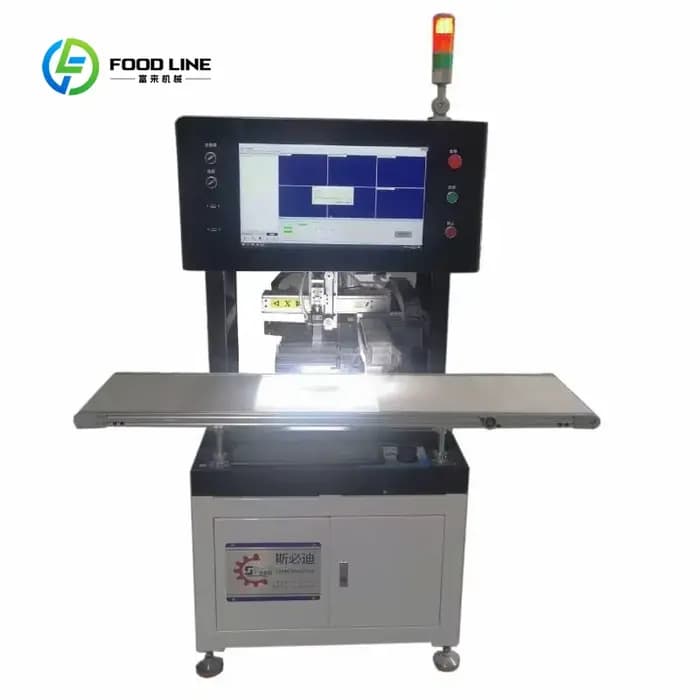 Machine d'étiquetage automatique de bureau personnalisée pour sacs et boîtes plates